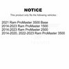 Kugel Rear Wheel Bearing Hub Assembly For Ram ProMaster 1500 2500 3500 70-541018